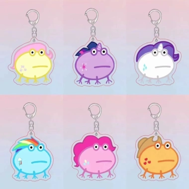 Móc Khóa My Little Pony Ếch Ngộ Nghĩnh Acrylic Trong Suốt Túi Mặt Dây Chuyền Giá 19.900 VND Giảm Đặc Biệt