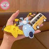 Móc khóa N2HAO Sáng Tạo Máy Bay & Xe Buýt – Giá Đỡ Chìa Khóa Ô Tô Sang Trọng, Túi Quà Tặng