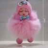 Móc Khóa Ngủ Bé Qrhyk Mềm Lông Tơ Sang Trọng, Búp Bê Nữ Cô Gái, Túi Mặt, Dây Chuyền, Ba Lô – Giá chỉ 27.500₫ 4