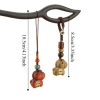 Móc khóa ngựa GOJO - Dây chuyền gỗ Mini Retro, Dây dệt trang trí, ưu đãi 70.620₫ 2