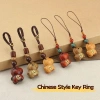 Móc khóa ngựa GOJO - Dây chuyền gỗ Mini Retro, Dây dệt trang trí, ưu đãi 70.620₫ 4
