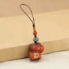 Móc khóa ngựa GOJO - Dây chuyền gỗ Mini Retro, Dây dệt trang trí, ưu đãi 70.620₫ 8