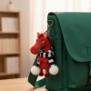 Móc Khóa Ngựa GOJO Pony - Búp Bê Khăn Đen Nhồi Bông, Quà Tặng Giáng Sinh 5
