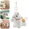 Móc Khóa Ngựa Nhồi Bông Yuanbao 12cm - Mềm Mại, Độ Bền Cao, Giá 62,150 VND