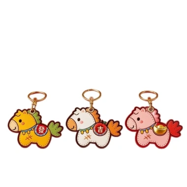 Móc Khóa Ngựa NLINNI - Dây Chuyền Da Hoạt Hình Năm Ngựa, Cung Hoàng Đạo, Túi Treo Sinh Nhật Giá 95.700₫ 7