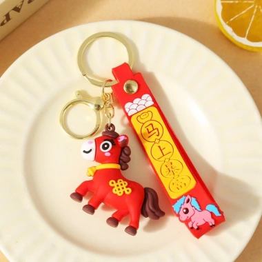 Móc Khóa Ngựa Tết 2.026 Mix Mẫu - Ngựa May Mắn, Phụ Kiện Treo Chìa Khóa, Quà Tết Cute Giá 38.400₫
