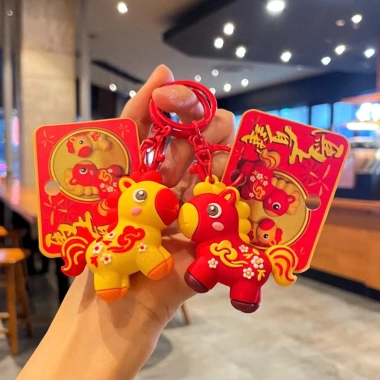 Móc Khóa Ngựa Thần Tài 2.026 May Mắn - Quà Tặng Phong Thủy, Phụ Kiện Treo Balo & Túi Xách, Giá ưu đãi 22.800đ