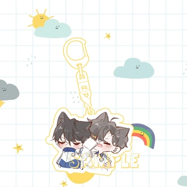 Móc khóa NGỤY TRANG HỌC TRA anime chibi game - Mica trong acrylic, giá chỉ 18.500đ - Siêu xinh, bền đẹp