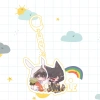 Móc khóa NGỤY TRANG HỌC TRA anime chibi game - Mica trong acrylic, giá chỉ 18.500đ - Siêu xinh, bền đẹp 3