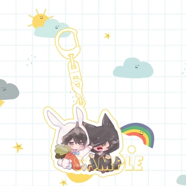 Móc khóa NGỤY TRANG HỌC TRA anime chibi game - Mica trong acrylic, giá chỉ 18.500đ - Siêu xinh, bền đẹp