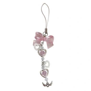 Móc khóa nơ resin dâu tây handmade - Charm điện thoại thời trang, phù hợp bữa tiệc, giảm còn 63.593₫ 10