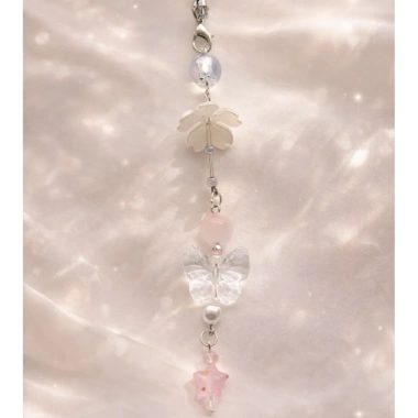 Móc khoá NOIRY Crystal Butterfly Star – Charm bướm trong suốt, giảm giá 25.000₫ 2