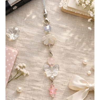Móc khoá NOIRY Crystal Butterfly Star – Charm bướm trong suốt, giảm giá 25.000₫ 4