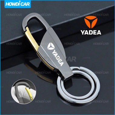 Móc khóa ô tô đơn giản hợp kim 2 nhẫn cho YADEA - Giá ưu đãi 44.582₫