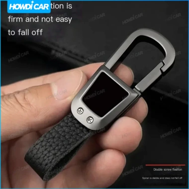 Móc khóa ô tô mới hợp kim sang trọng - Vòng chìa khóa da, giảm giá 18% chỉ 48,620₫