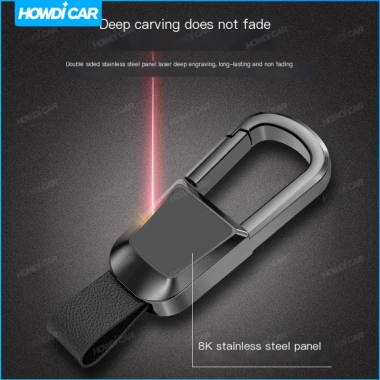 Móc khóa ô tô mới hợp kim sang trọng - Vòng chìa khóa da, giảm giá 18% chỉ 48,620₫