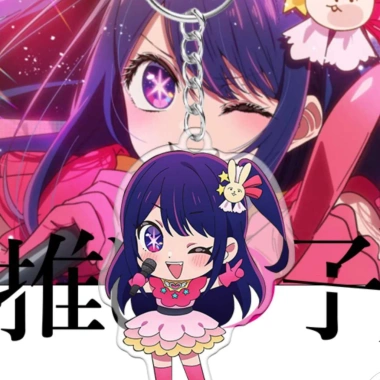 Móc khóa Oshi no Ko chibi Anime Ai Hoshino Aquamarine Ruby Kana Akane – Giá 18.063₫