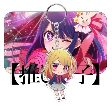 Móc khóa Oshi no Ko chibi Anime Ai Hoshino Aquamarine Ruby Kana Akane – Giá 18.063₫
