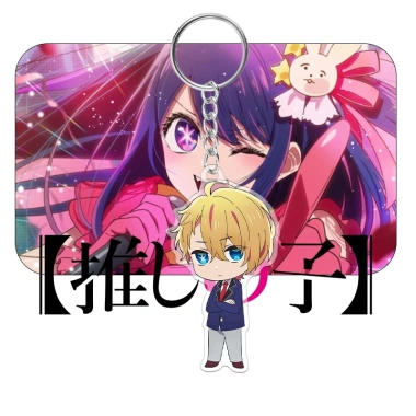 Móc khóa Oshi no Ko chibi Anime Ai Hoshino Aquamarine Ruby Kana Akane – Giá 18.063₫