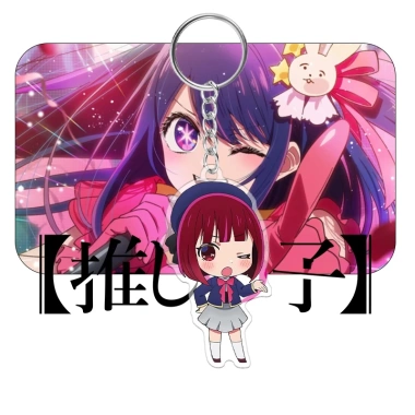 Móc khóa Oshi no Ko chibi Anime Ai Hoshino Aquamarine Ruby Kana Akane – Giá 18.063₫