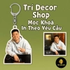 Móc khóa phụ kiện trang trí in theo yêu cầu Quà 8/3 giá ưu đãi 12.500₫ thiết kế trí decor cá nhân