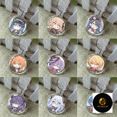 Móc khóa PROJECT SEKAI CHIBI Đầu To - Anime Game Quà Tặng Xinh Xắn Giá 20.000₫