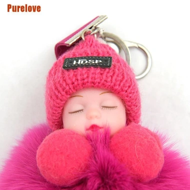 Móc khóa QrhYK hình bé ngủ đáng yêu – Giá ưu đãi 52.800₫, chất liệu bền, thiết kế siêu cute 5