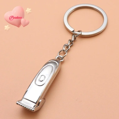 Móc khóa QrhYK mặt hình tông đơ - Phụ kiện thời trang cho cửa hàng cắt tóc, giảm giá 38.720 VND 3