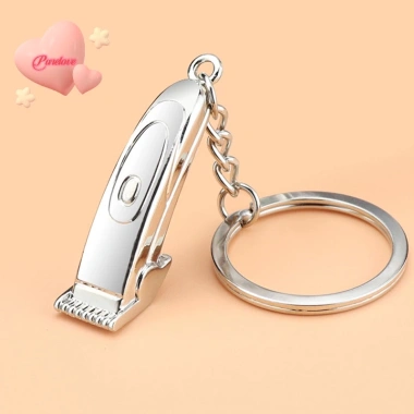 Móc khóa QrhYK mặt hình tông đơ - Phụ kiện thời trang cho cửa hàng cắt tóc, giảm giá 38.720 VND 5