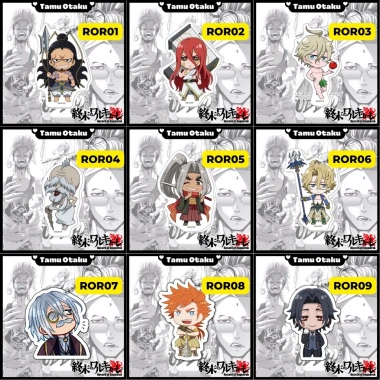 Móc khoá Record of Ragnarok Shuumatsu no Valkyrie - In 2 mặt, giá 18.500₫