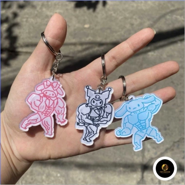 Móc khóa Sanrio Macho Melody Kuromi Cinnamon - Giá chỉ 17.500đ, giảm ngay