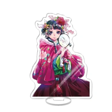 Móc khoá Standee Tranh kính Jinshi Anime - Trang trí bàn học, giá 14.500đ