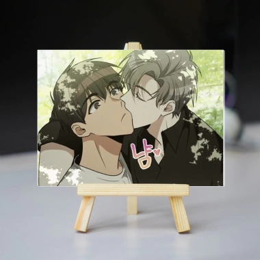 Moc khóa standee Tranh kính Riegrow Jeong Taeui Manhwa - Trưng bày 14,500₫