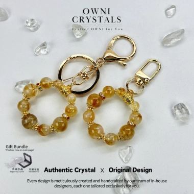 Móc khóa thạch anh vàng tự nhiên OwniCrystos – Chiêu tài, dẫn lộc, thịnh vượng, may mắn – Giá giảm 699k 2 Móc khóa thạch anh vàng tự nhiên OwniCrystos – Chiêu tài, dẫn lộc, thịnh vượng, may mắn – Giá giảm 699k 2