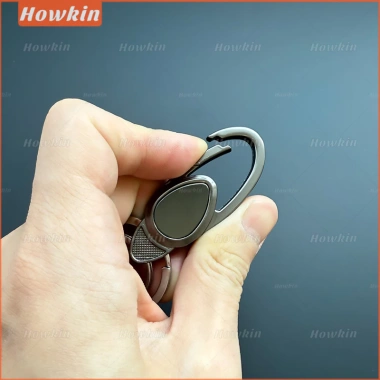 Móc khóa thép không gỉ 2 móc VinFast - Thiết kế tối giản, giá ưu đãi 39.600₫