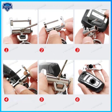 Móc Khóa Thép Không Gỉ Cao Cấp Có Logo Dành Cho Động Cơ Honda Giá 62.700₫