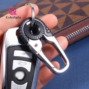 Móc Khóa Thép Không Gỉ Carabiner Leo Núi Đôi Vòng Keyfob Ngoại Trời - 52.580₫ (MỚI)