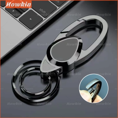 Móc khóa thép không gỉ tối giản 2 móc - Phù hợp xe máy Honda, chỉ 39.248₫ 2