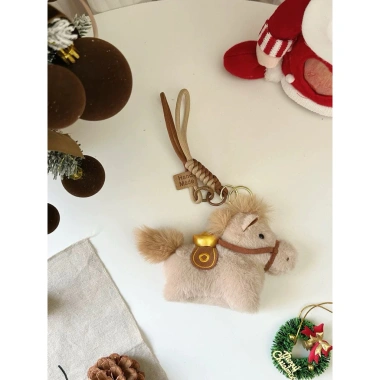 Móc khóa thú bông ngựa, mặt dây chuyền Yuanbao, mô phỏng Pony, giá 79.395đ 4