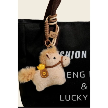 Móc khóa thú bông ngựa, mặt dây chuyền Yuanbao, mô phỏng Pony, giá 79.395đ 8