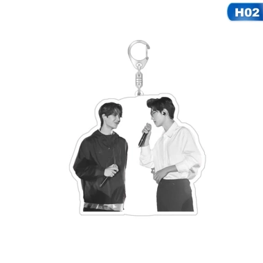 Móc khóa Tiêu Chiến và Vương Nhất Bát acrylic trong suốt - Giá 22.000đ giảm so với 27.720đ