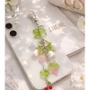 Móc Khóa Trang Trí Noiry – Hoa Trắng & Cherry Đỏ Phối Hạt Pha Lê, Giá chỉ 35.000₫ 6