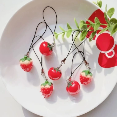 Móc Khóa Treo Charm Dâu Tây Cà Chua - Dây Chuyền USB Trang Trí Điện Thoại 39.820₫ 7