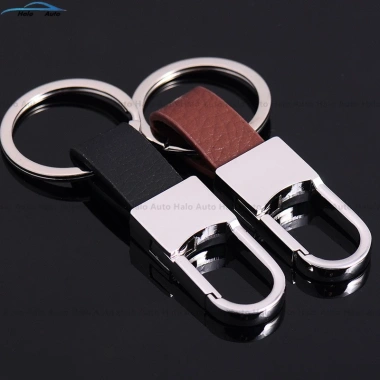 Móc khóa từ hợp kim kẽm phối dây da thời trang - Giá chỉ 34,576₫, bền đẹp, phong cách