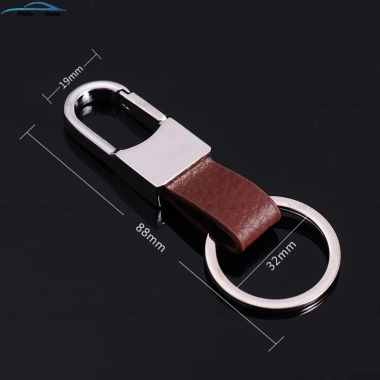 Móc khóa từ hợp kim kẽm phối dây da thời trang - Giá chỉ 34,576₫, bền đẹp, phong cách