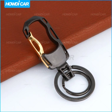Móc khóa xe công nghệ chuyển tiếp mới màu đen viền vàng giá ưu đãi 54,340₫