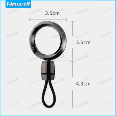 Móc khóa xe kim loại nam giới tự động - Giá đỡ nhẫn sang trọng, giảm còn 49.720₫