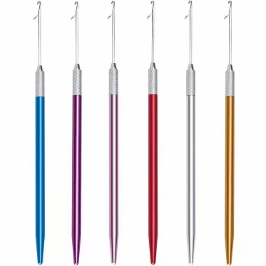 Móc Kim Kim Loại Bền Đáo DIY Dreadlock - Dụng Cụ Nối Dài Thảm Cho Người Mới Bắt Đầu 2