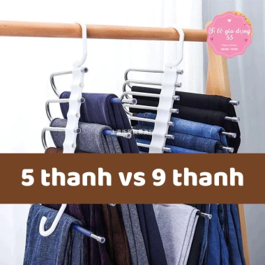 Móc Kim Loại Treo Quần Áo Tiết Kiệm Diện Tích - Đa Năng, Thông Minh, Gấp Gọn 88.449 chỉ 48.999đ