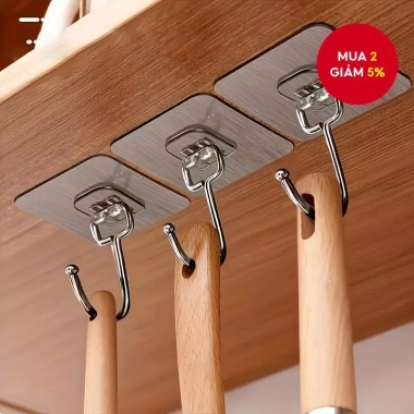 Móc lớn đa năng không keo dán Vẽ chắc chắn cho quần áo & mũ, giảm giá 66.000₫
